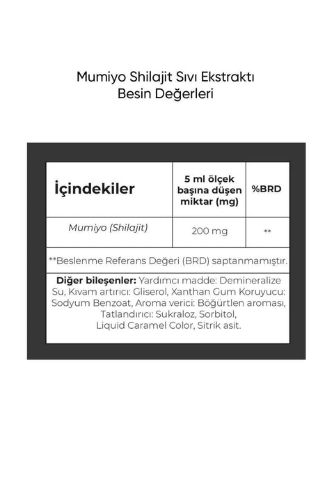 Arifoğlu Mumiyo Shilajit Sıvı Ekstraktı 225 ml