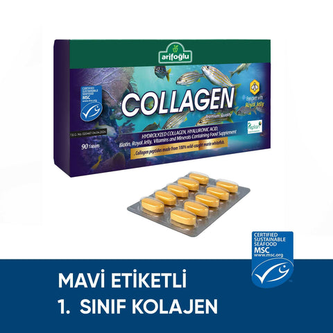 Collagen 90 Tablet Balık Kolajeni - Arifoğlu Online