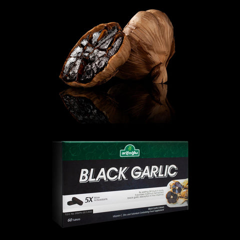 Siyah Sarımsak Ekstresi Black Garlic 60 Tablet Takviye Edici Gıda - Arifoğlu Online