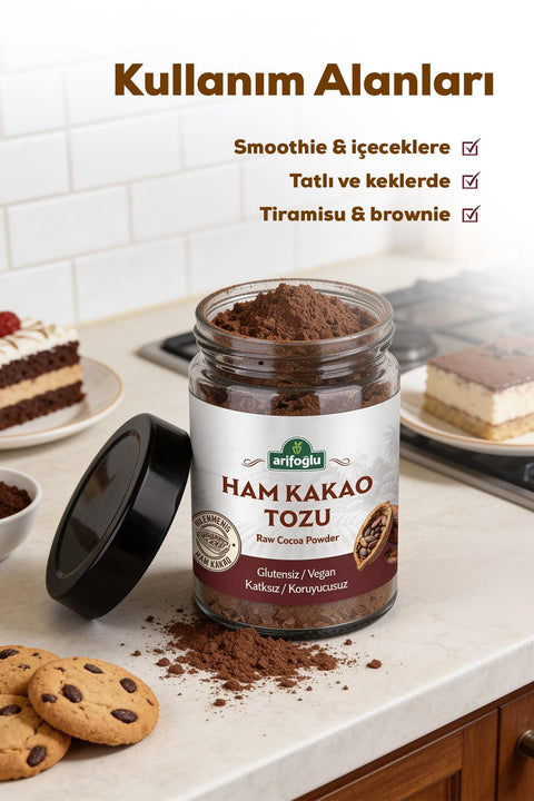 Ham Kakao Tozu 140 gr. Doğal ve Katkısız