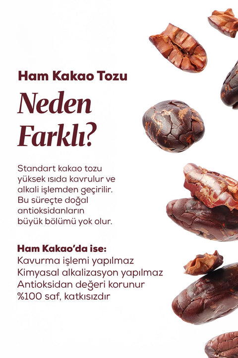 Ham Kakao Tozu 140 gr. Doğal ve Katkısız