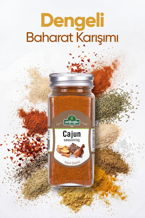 Cajun (Kajun) Baharatı Cam Şişe 60 gr.