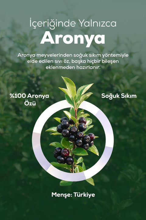 Arifoğlu Aronya Özü 250 ml Soğuk Sıkım %100 Saf
