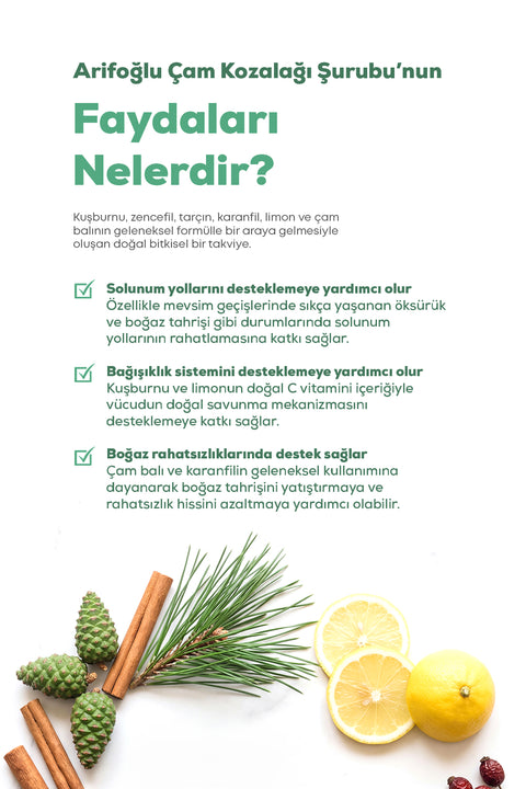 Arifoğlu Çam Kozalağı Şurubu 660ml - Arifoğlu Online