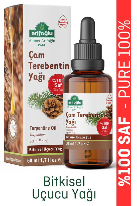 Arifoğlu Çam Terebentin 50 ml %100 Saf Pine Turpentine - Arifoğlu Online