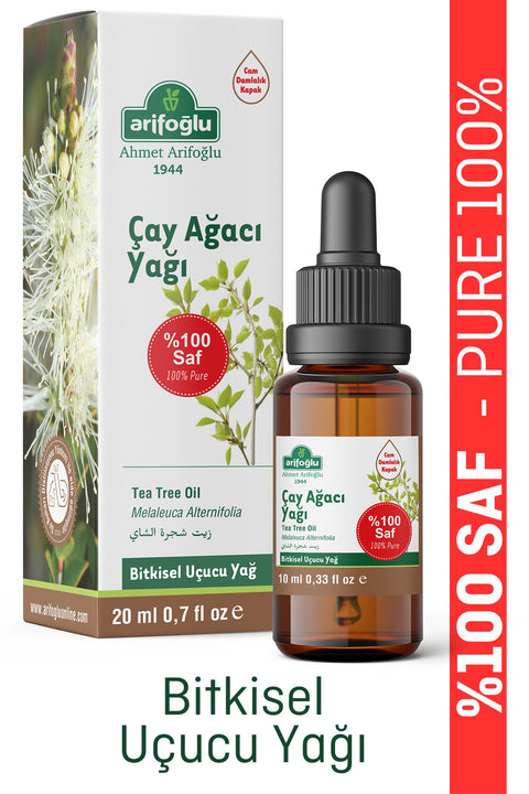 Arifoğlu Çay Ağacı Yağı 10ml %100 Saf ve Doğal Tea Tree - Arifoğlu Online