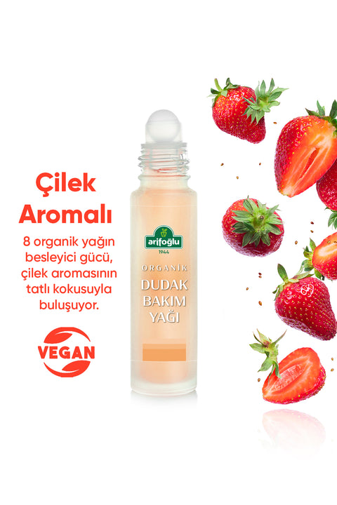 Arifoğlu Organik Dudak Bakım Yağı Lip Oil 10 ml - Arifoğlu Online