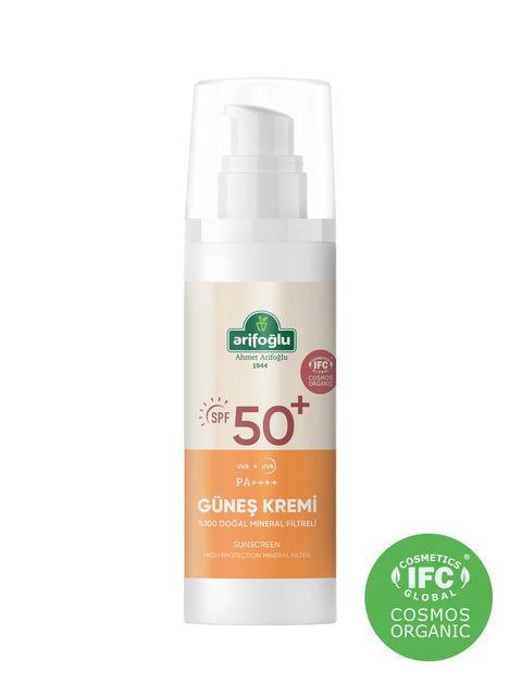 Arifoğlu Organik Güneş Kremi Spf 50 100 ml - Arifoğlu Online