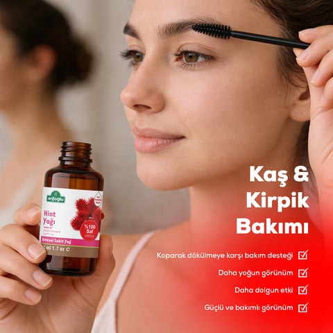 Arifoğlu Hint Yağı Soğuk Sıkım 50ml %100 Saf ve Doğal Castor - Arifoğlu Online
