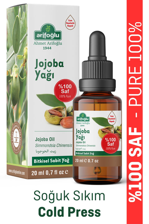 Arifoğlu Jojoba Yağı 100% Saf ve Doğal 20 ml - Arifoğlu Online