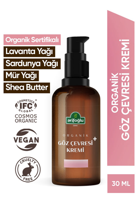 Arifoğlu Organik Göz Çevresi Kremi 30ml