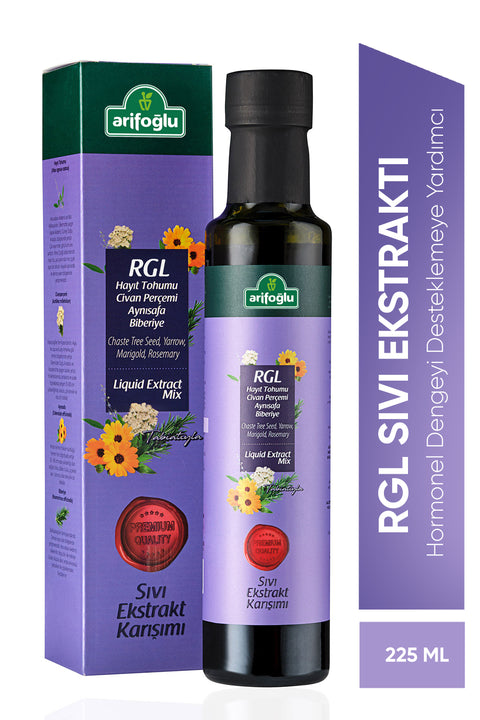 Arifoğlu RGL (Civan Perçemi-Hayıt Tohumu-Aynı Safa-Biberiye) Ekstraktı 225 ml - Arifoğlu Online
