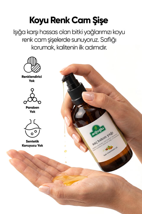 Arifoğlu Saç Bakım Yağı 100ml (Detoks Etkili) - Arifoğlu Online
