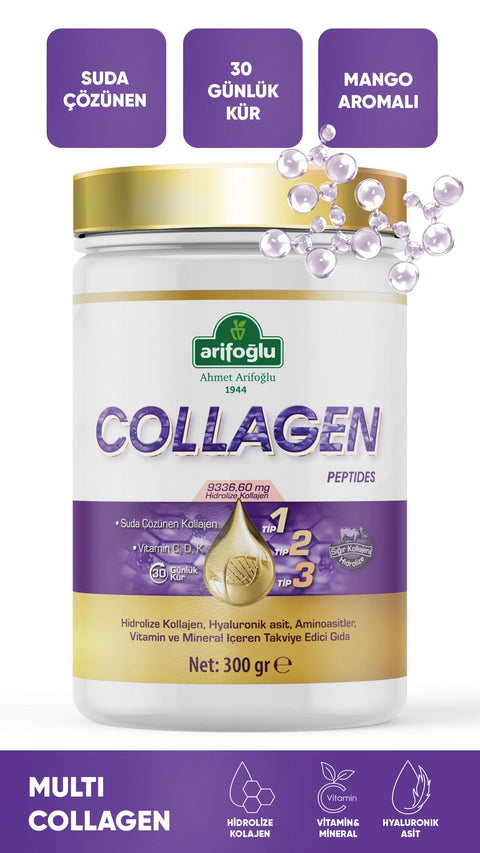 Arifoğlu Collagen Peptides (Kolajen) 300 gr Takviye Edici Gıda