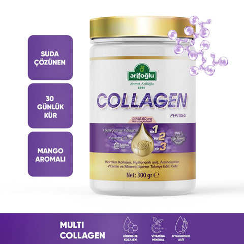 Arifoğlu Collagen Peptides (Kolajen) 300 gr Takviye Edici Gıda