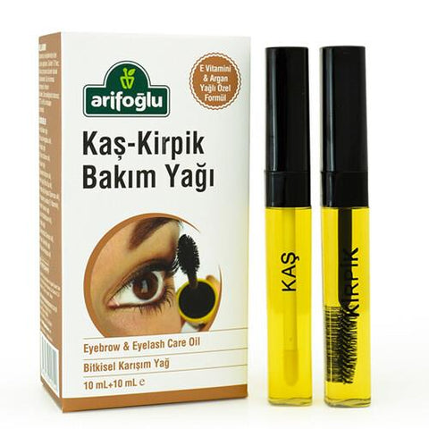 Arifoğlu Kaş Kirpik Bakım Yağı  | Doğal E Vitaminli 10+10 ml